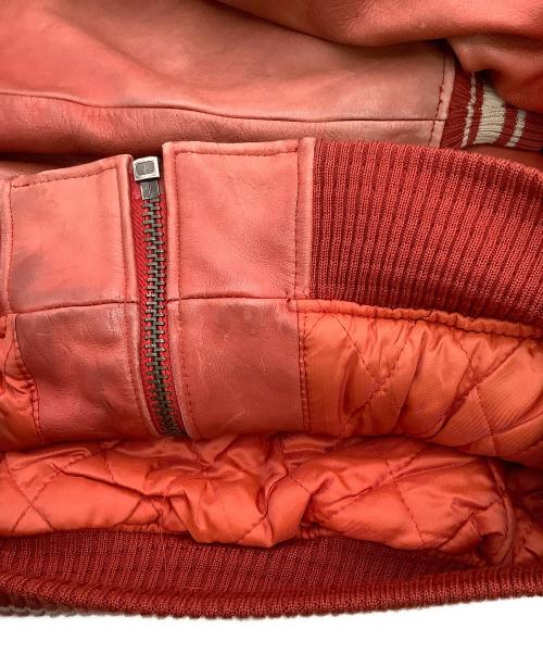 AVIREX（アヴィレックス）AVIREX (アヴィレックス) ジャケット レザージャケット オレンジ サイズ:Mの古着・服飾アイテム