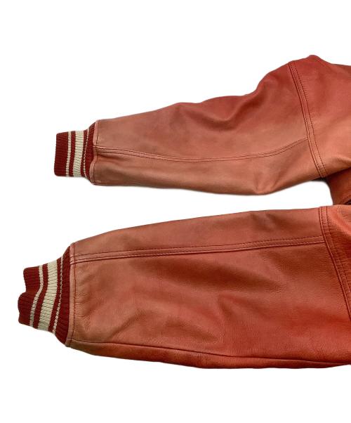 AVIREX（アヴィレックス）AVIREX (アヴィレックス) ジャケット レザージャケット オレンジ サイズ:Mの古着・服飾アイテム