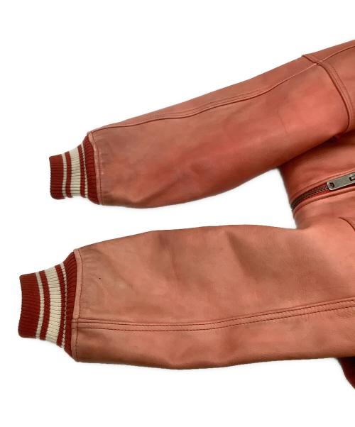 AVIREX（アヴィレックス）AVIREX (アヴィレックス) ジャケット レザージャケット オレンジ サイズ:Mの古着・服飾アイテム