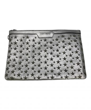 中古・古着通販】JIMMY CHOO (ジミーチュウ) スタッズクラッチバッグ