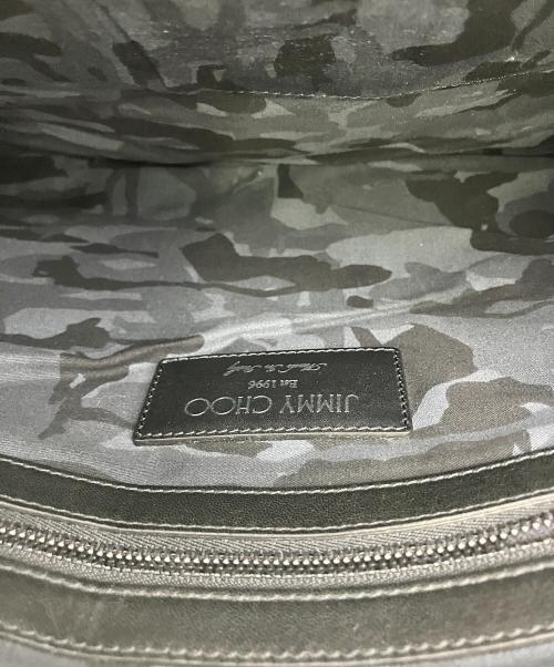 JIMMY CHOO（ジミーチュウ）JIMMY CHOO (ジミーチュウ) スタッズクラッチバッグ　Z6KJL6　星 シルバーの古着・服飾アイテム