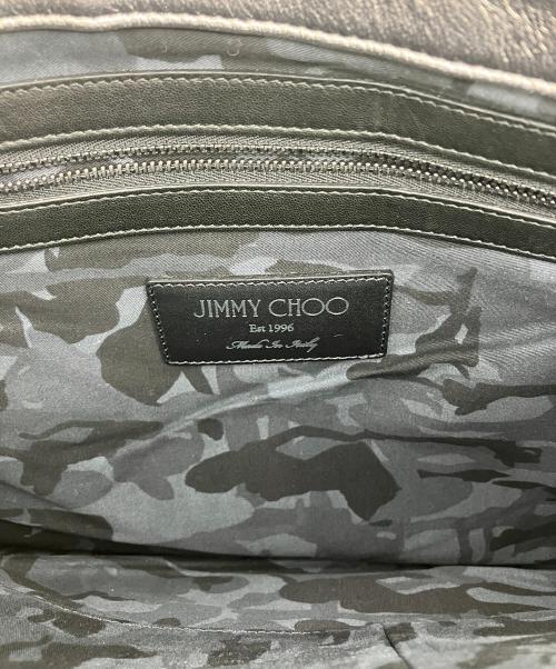 JIMMY CHOO（ジミーチュウ）JIMMY CHOO (ジミーチュウ) スタッズクラッチバッグ　Z6KJL6　星 シルバーの古着・服飾アイテム