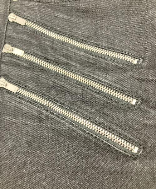 Saint Laurent Paris（サンローランパリ）Saint Laurent Paris (サンローランパリ) ジップデニムパンツ ブラック サイズ:Mの古着・服飾アイテム