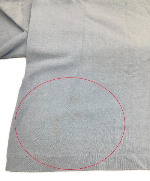 stussy（ステューシー）stussy (ステューシー) 半袖カットソー MONOGRAM SKATE MAN TEE 90's スカイブルー サイズ:Smallの古着・服飾アイテム