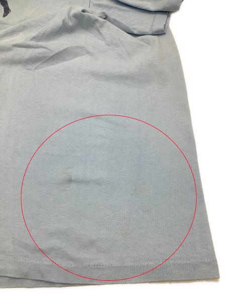 stussy（ステューシー）stussy (ステューシー) 半袖カットソー MONOGRAM SKATE MAN TEE 90's スカイブルー サイズ:Smallの古着・服飾アイテム