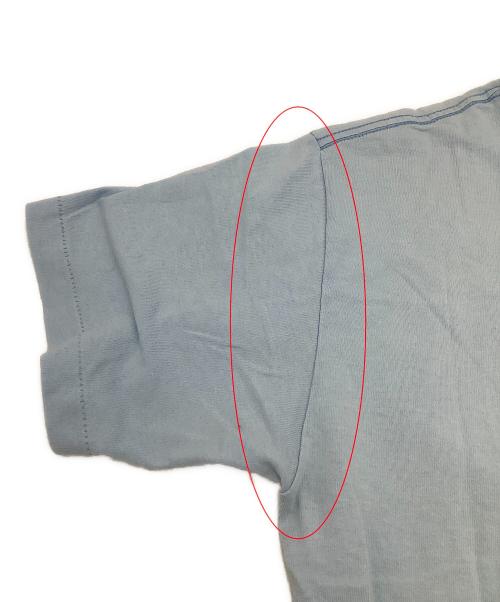 stussy（ステューシー）stussy (ステューシー) 半袖カットソー MONOGRAM SKATE MAN TEE 90's スカイブルー サイズ:Smallの古着・服飾アイテム