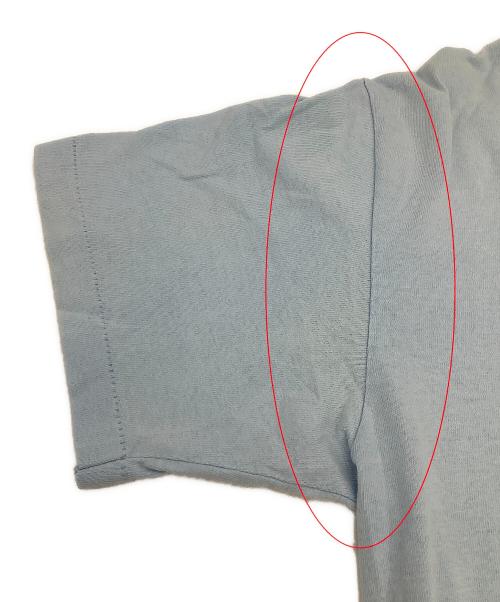 stussy（ステューシー）stussy (ステューシー) 半袖カットソー MONOGRAM SKATE MAN TEE 90's スカイブルー サイズ:Smallの古着・服飾アイテム