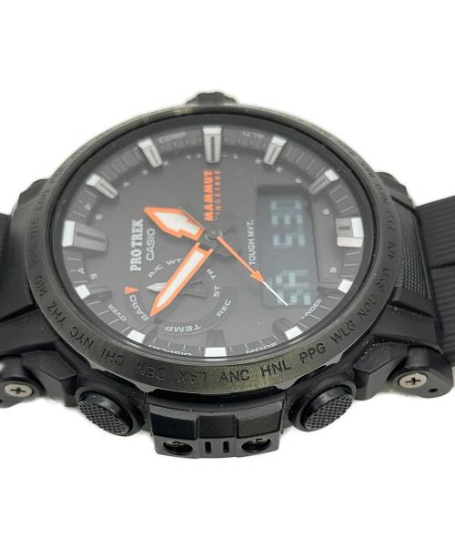 CASIO（カシオ）CASIO (カシオ) MAMMUT (マムート) 腕時計 プロトレック MAMMUT コラボレーションモデル ブラックの古着・服飾アイテム