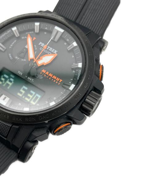 CASIO（カシオ）CASIO (カシオ) MAMMUT (マムート) 腕時計 プロトレック MAMMUT コラボレーションモデル ブラックの古着・服飾アイテム