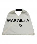 MM6 Maison Margielaエムエムシックスメゾンマルジェラ）の古着「ハンドバッグ」｜ホワイト×ブラック