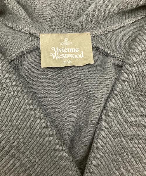 Vivienne Westwood（ヴィヴィアンウエストウッド）Vivienne Westwood (ヴィヴィアンウエストウッド) 薄手カーディガン ブラック サイズ:SIZE　FREEの古着・服飾アイテム