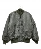 ALPHAアルファ）の古着「MA-1ジャケット」｜グリーン