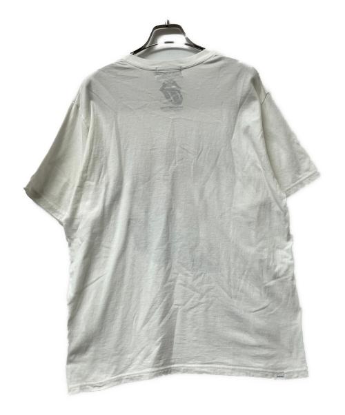 Hysteric Glamour（ヒステリックグラマー）Hysteric Glamour (ヒステリックグラマー) 半袖Tシャツ HE ROLLING STONES/TOUNGE DINOSAUR Tシャツ ホワイト サイズ:Lの古着・服飾アイテム