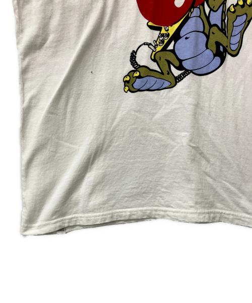 Hysteric Glamour（ヒステリックグラマー）Hysteric Glamour (ヒステリックグラマー) 半袖Tシャツ HE ROLLING STONES/TOUNGE DINOSAUR Tシャツ ホワイト サイズ:Lの古着・服飾アイテム