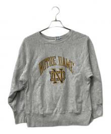 Champion REVERSE WEAVE（チャンピオン リバース ウィーブ）の古着「80‘sクルーネックスウェット」｜グレー