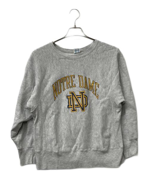 Champion REVERSE WEAVE（チャンピオン リバース ウィーブ）Champion REVERSE WEAVE (チャンピオン リバース ウィーブ) 80‘sクルーネックスウェット グレー サイズ:MEDIUMの古着・服飾アイテム