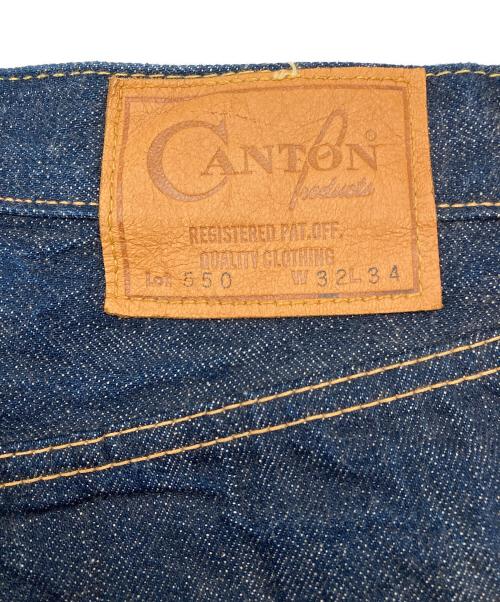 CANTON（キャントン）CANTON (キャントン) デニムパンツ 日本製 Lot550 インディゴ サイズ:L34の古着・服飾アイテム