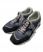 NEW BALANCEニューバランス）の古着「スニーカー Made in UK 1500」｜ネイビー