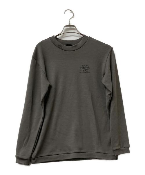 SY32 by SWEET YEARS GOLF（エスワイサーティトゥバイスィートイヤーズゴルフ）SY32 by SWEET YEARS GOLF (エスワイサーティトゥバイスィートイヤーズゴルフ) 長袖カットソー モックネックシャツ WASHABLE MERINO WOOL SHIRTS グレー サイズ:Mの古着・服飾アイテム