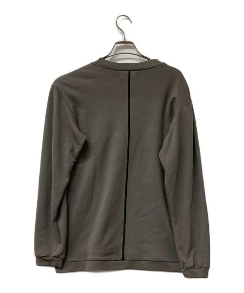 SY32 by SWEET YEARS GOLF（エスワイサーティトゥバイスィートイヤーズゴルフ）SY32 by SWEET YEARS GOLF (エスワイサーティトゥバイスィートイヤーズゴルフ) 長袖カットソー モックネックシャツ WASHABLE MERINO WOOL SHIRTS グレー サイズ:Mの古着・服飾アイテム