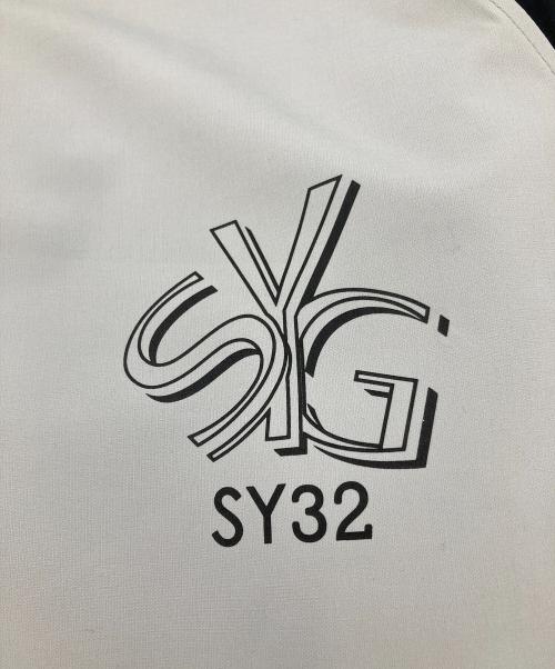 sy32 by sweet years（エスワイサーティトゥバイスィートイヤーズ）sy32 by sweet years (エスワイサーティトゥバイスィートイヤーズ) プルオーバージャケット グレー×ブラック サイズ:Lの古着・服飾アイテム