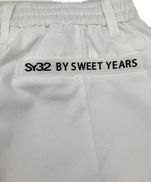 sy32 by sweet years（エスワイサーティトゥバイスィートイヤーズ）sy32 by sweet years (エスワイサーティトゥバイスィートイヤーズ) ゴルフパンツ ホワイト サイズ:Mの古着・服飾アイテム
