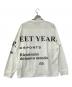 sy32 by sweet years (エスワイサーティトゥバイスィートイヤーズ) 長袖Tシャツ　 ホワイト×ブラック サイズ:XL：8000円