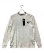 sy32 by sweet yearsエスワイサーティトゥバイスィートイヤーズ）の古着「長袖Tシャツ」｜ホワイト×ブラック