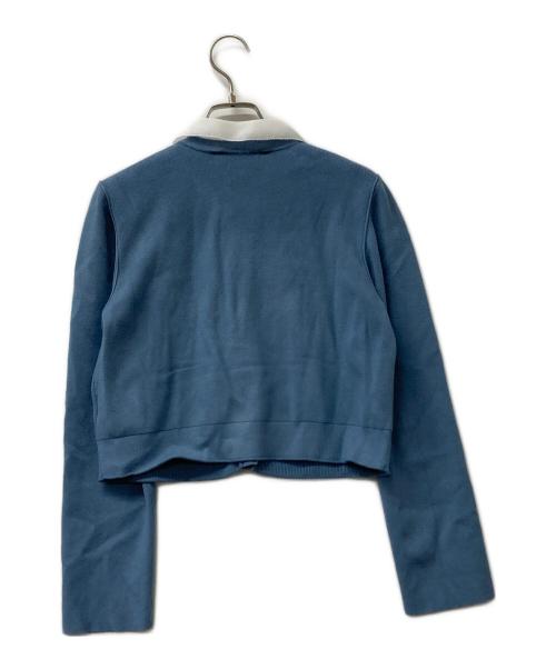 CELFORD（セルフォード）CELFORD (セルフォード) 厚手カーディガン デタッチャブル総針カーディガン スカイブルー サイズ:38の古着・服飾アイテム