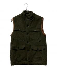 POLO RALPH LAUREN（ポロ・ラルフローレン）の古着「中綿ベスト 90’」｜オリーブ
