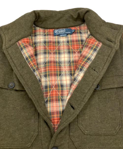 POLO RALPH LAUREN（ポロ・ラルフローレン）POLO RALPH LAUREN (ポロ・ラルフローレン) 中綿ベスト 90’ オリーブ サイズ:Ｓの古着・服飾アイテム