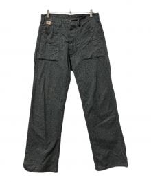 SUGAR CANE（シュガーケーン）の古着「9oz. BLACK COVERT ENGINEER PANTS」｜グレー