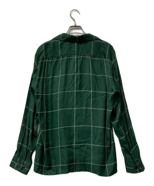 THE GROOVIN HIGH（ザ グルービン ハイ）THE GROOVIN HIGH (ザ グルービン ハイ) 長袖シャツ グリーン サイズ:Mの古着・服飾アイテム
