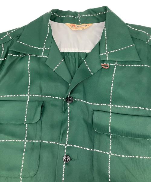 THE GROOVIN HIGH（ザ グルービン ハイ）THE GROOVIN HIGH (ザ グルービン ハイ) 長袖シャツ グリーン サイズ:Mの古着・服飾アイテム