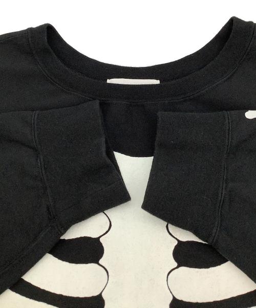 BOWWOW（バウワウ）BOWWOW (バウワウ) スウェット JS(JOURNAL STANDARD)別注 BONE CREW SWEAT ブラック サイズ:XLの古着・服飾アイテム