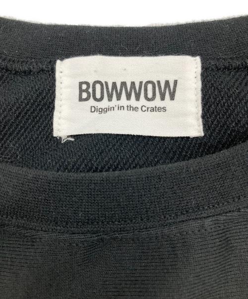 BOWWOW（バウワウ）BOWWOW (バウワウ) スウェット JS(JOURNAL STANDARD)別注 BONE CREW SWEAT ブラック サイズ:XLの古着・服飾アイテム
