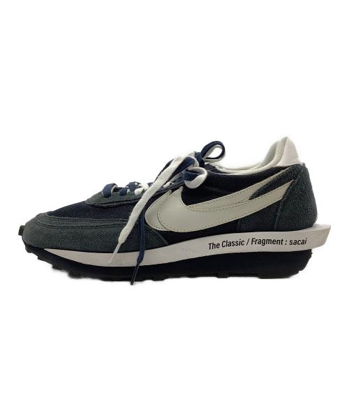 NIKE（ナイキ）NIKE (ナイキ) sacai (サカイ) ローカットスニーカー LD Waffle fragment design ネイビー サイズ:cm 29.5の古着・服飾アイテム