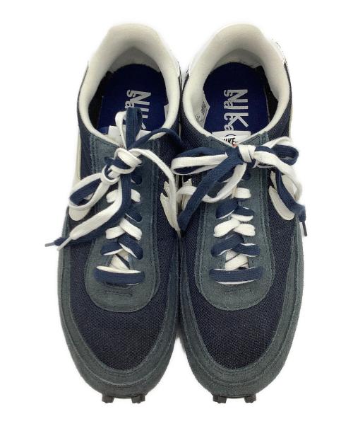 NIKE（ナイキ）NIKE (ナイキ) sacai (サカイ) ローカットスニーカー LD Waffle fragment design ネイビー サイズ:cm 29.5の古着・服飾アイテム