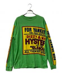 Hysteric Glamour（ヒステリックグラマー）の古着「長袖Tシャツ　DIZZY&MILKY Long sleeve」｜グリーン