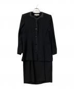 GIVENCHYジバンシィ）の古着「ブラックフォーマルセットアップスーツ」｜ブラック