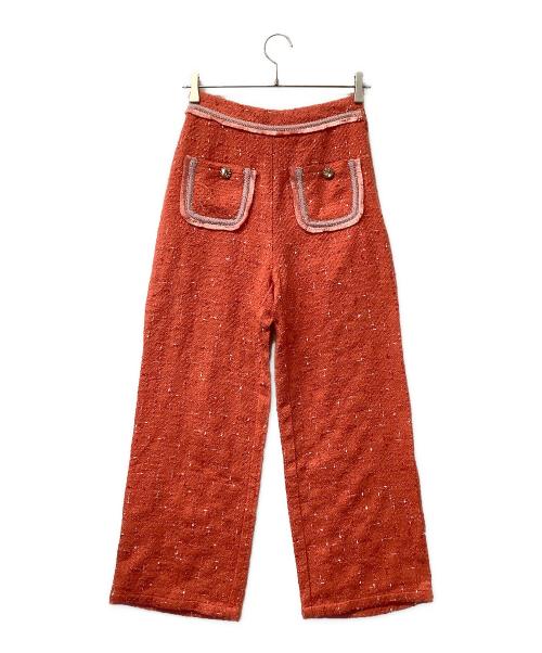 DREAM sister jane（ドリームシスタージェーン）DREAM sister jane (ドリームシスタージェーン) パンツ Citrus Summer Tweed Trousers オレンジ サイズ:Sの古着・服飾アイテム