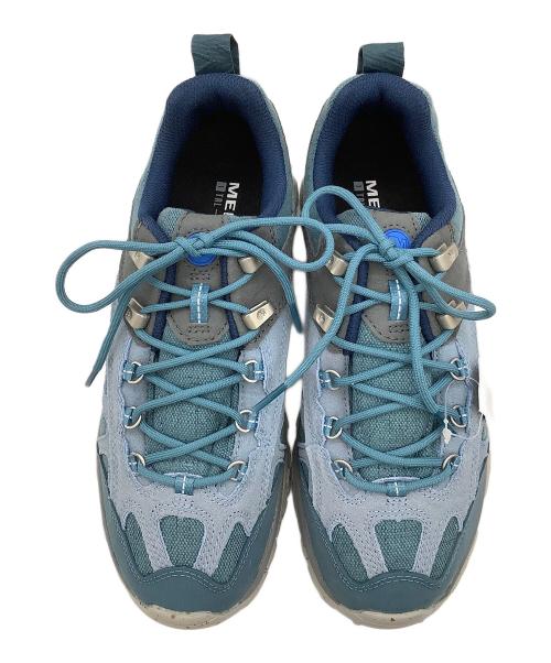 MERRELL（メレル）MERRELL (メレル) ローカットスニーカー MOAB 2 MESA LUXE ECO SE ブルー×グレー サイズ:CM 26の古着・服飾アイテム