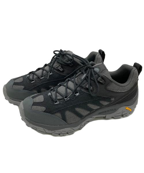 MERRELL（メレル）MERRELL (メレル) トレッキングシューズ　MOAB　2　MESA　LUXE　ECO　SE　ALLOY/GRAPHITE ブラック×グレー サイズ:28の古着・服飾アイテム