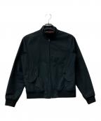 FRED PERRYフレッドペリー）の古着「スイングトップ Reissues Made In England Harrington Jacket」｜ブラック×レッド