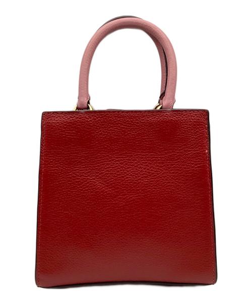 COACH（コーチ）COACH (コーチ) ショルダーバッグMINI　PEPPER　CROSSBODY レッド×ホワイトの古着・服飾アイテム