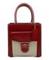 COACH（コーチ）の古着「ショルダーバッグMINI　PEPPER　CROSSBODY」｜レッド×ホワイト