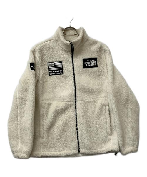 THE NORTH FACE（ザ ノース フェイス）THE NORTH FACE (ザ ノース フェイス) ジャケット フリースジャケット ホワイト×ブラック サイズ:Lの古着・服飾アイテム