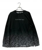 sy32 by sweet yearsエスワイサーティトゥバイスィートイヤーズ）の古着「GRADATION LOGO L/S TEE」｜ブラック