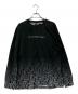 sy32 by sweet years（エスワイサーティトゥバイスィートイヤーズ）の古着「GRADATION LOGO L/S TEE」｜ブラック