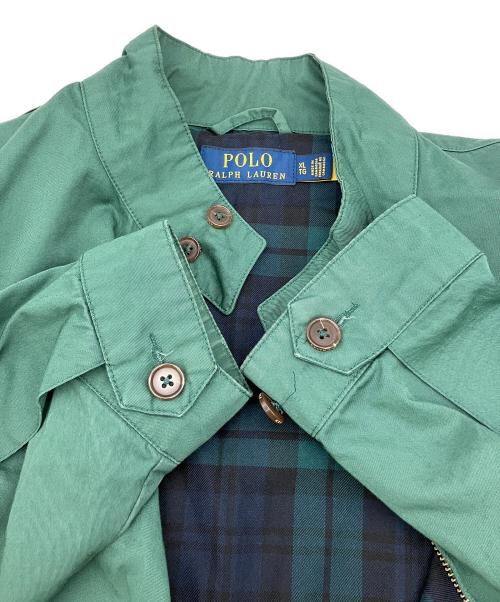 POLO RALPH LAUREN（ポロ・ラルフローレン）POLO RALPH LAUREN (ポロ・ラルフローレン) スイングトップ グリーン×ネイビー サイズ:ｘｌの古着・服飾アイテム